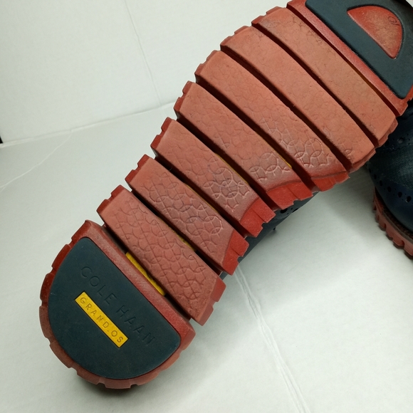 Cole Haan Zerøgrand Wingtip Oxford Lace-ups in Blue Size 10 - Picture 7 of 10